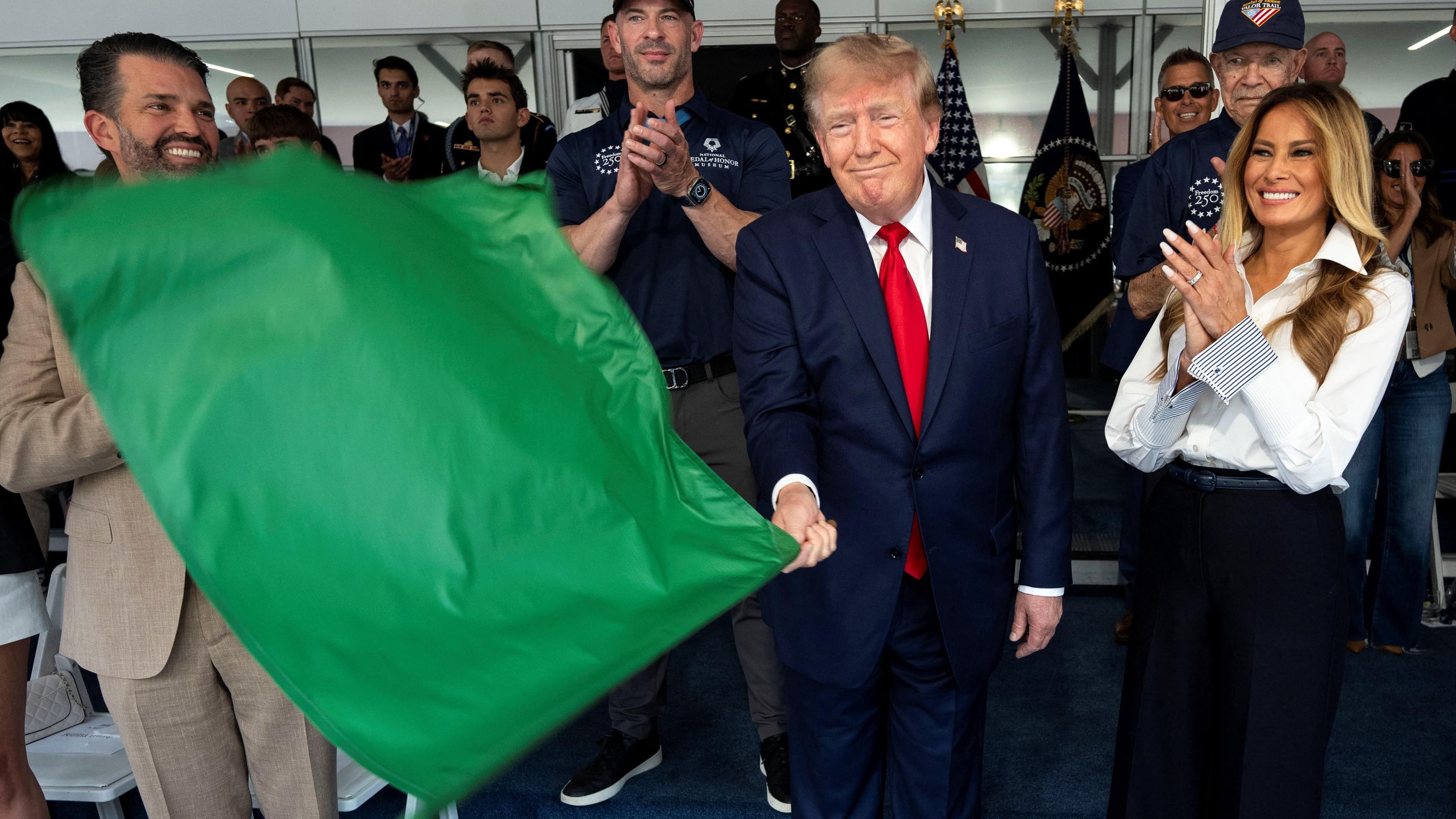 Trump Waves Green Flag at IndyCar DC Race - 2026
