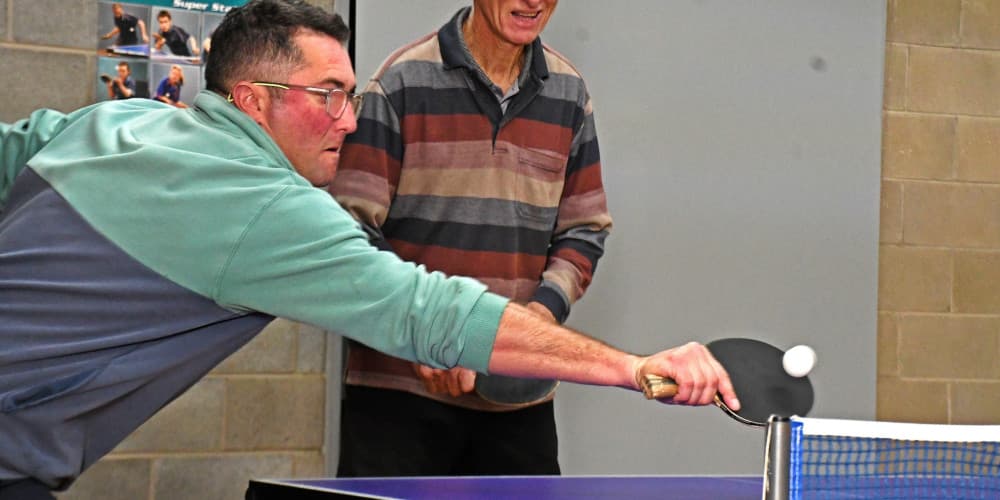 Foxes Still Top in Senior Table Tennis Race