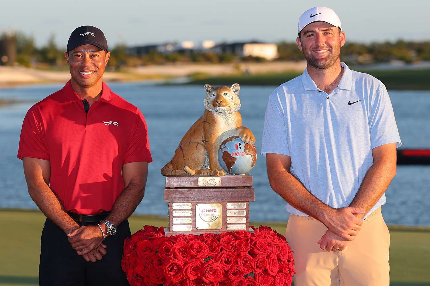 Tiger Woods Reacts to Scottie Scheffler Breaking His