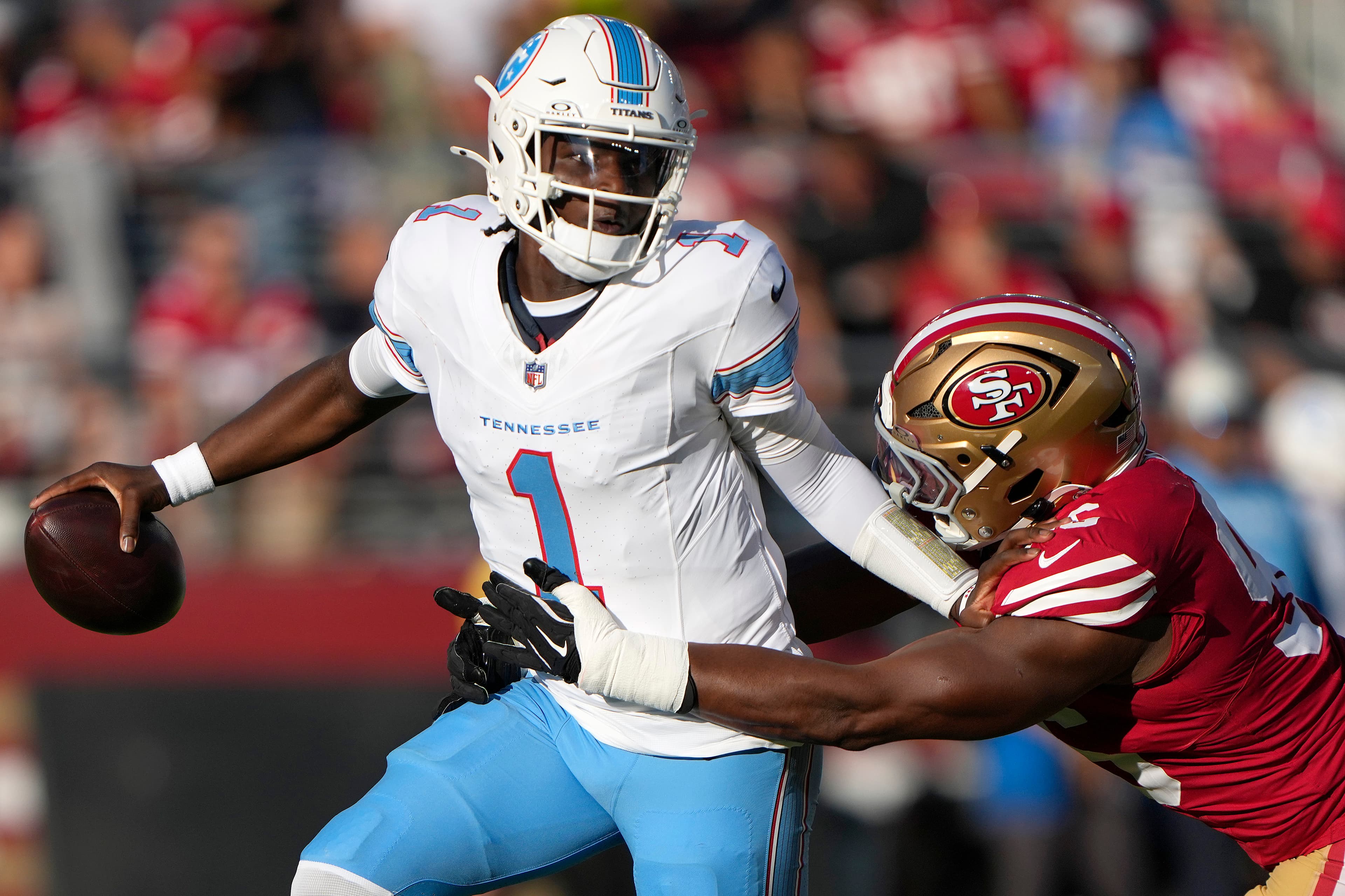 Titans Not Worried About Cam Ward’s Rough 49ers Outing